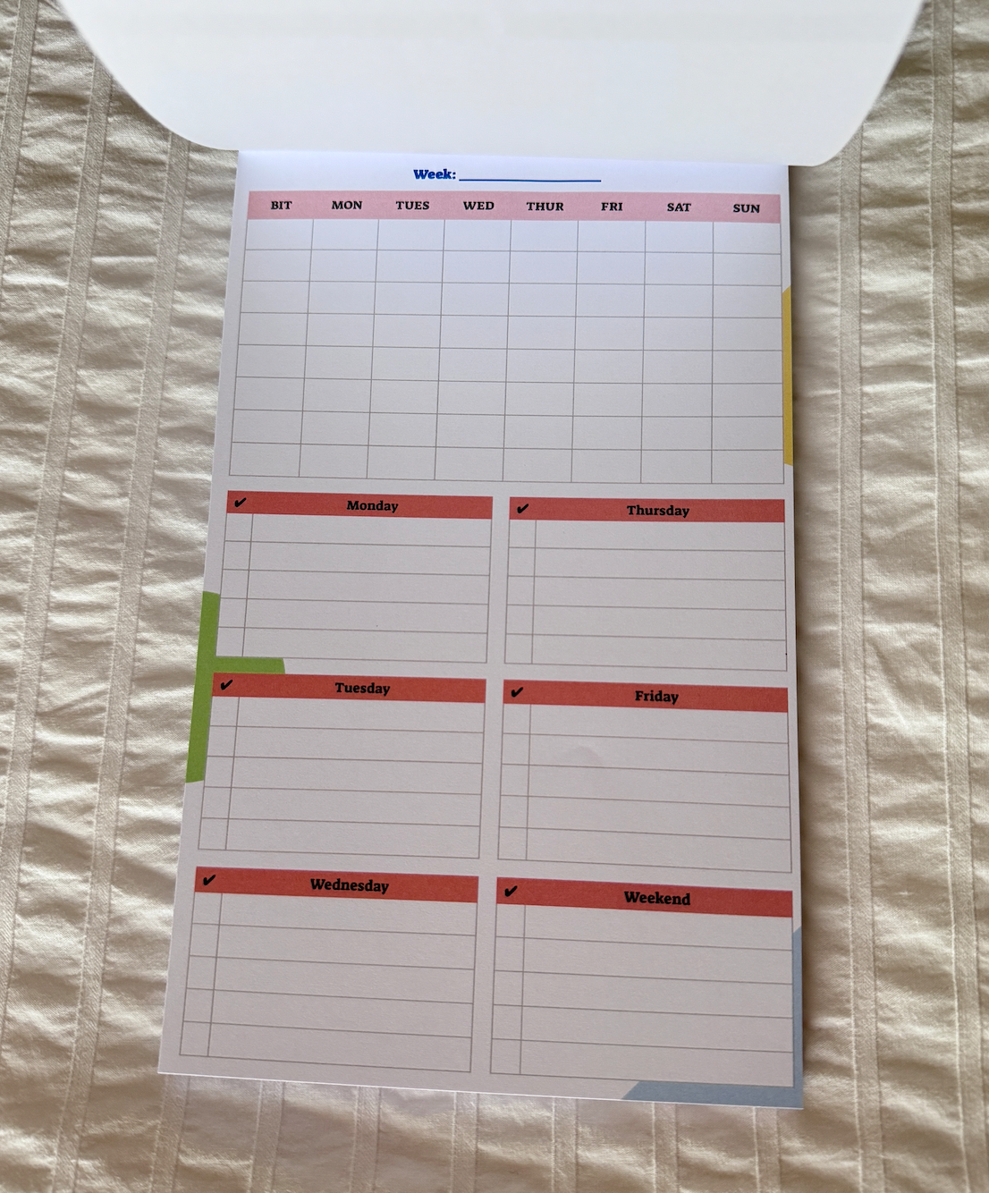 Better Bits Habit Tracking Notepad